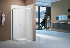 Merlyn Vivid Boost 900mm 2 Door Quadrant Shower Enclosure - Chrome