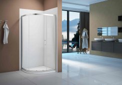 Merlyn Vivid Boost 900mm 1 Door Quadrant Shower Enclosure - Chrome