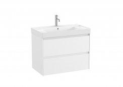 Roca Ona Unik 800mm Basin & Matt White Unit (2 Drawers)