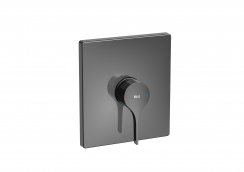 Roca Insignia Built-In Bath Or Shower Mixer with 1 Outlet - Titanium Black