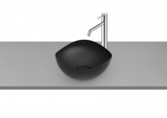 Roca Ohtake Matt Black 380mm Countertop Basin