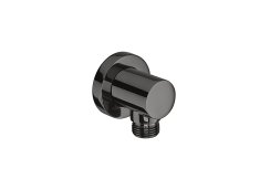 Roca Aqua 1/2" Water Inlet for Shower Hose - Titanium Black