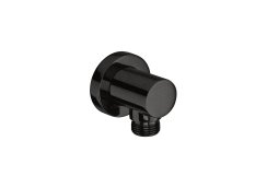 Roca Aqua 1/2" Water Inlet for Shower Hose - Brushed Titanium Black