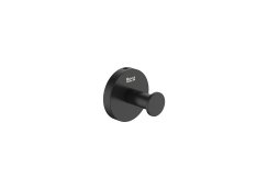 Roca Hotels Round Robe Hook - Matt Black