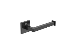 Roca Hotels Square Toilet Roll Holder Without Cover - Matt Black