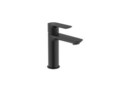 Roca Cala Single Lever Small Height Basin Mixer - Matt Black