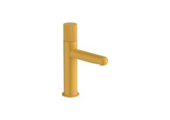 Roca Nu Small Basin Mixer with Stripe Handle - Honey Yellow