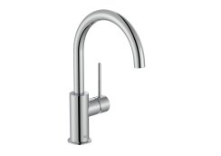 Roca Nu Large Basin Mixer with Integrated Lateral Pin Handle - Chrome