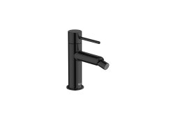 Roca Nu Bidet Mixer with Pin Handle - Titanium Black