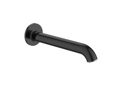 Roca Nu Wall-Mounted Bath Spout - Titanium Black