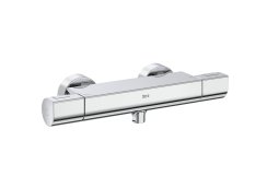 Roca T-1000 Wall-Mounted Shower Mixer - Chrome