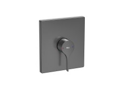 Roca Insignia Built-In Bath Or Shower Mixer with 1 Outlet - Brushed Titanium Black