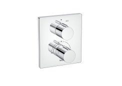 Roca T-2000 Built-In Thermostatic Bath-Shower Mixer - Chrome