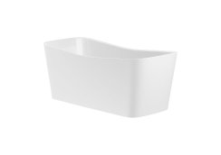 Roca Maui 1550mm Rectangular Freestanding Bath with Click-Clack Waste - White