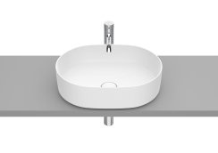 Roca Inspira 500mm Round Countertop Basin - Matt White