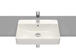 Roca Inspira 550mm Semi Recessed Basin - Beige