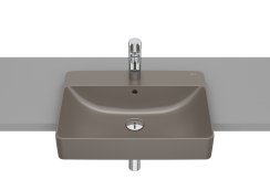 Roca Inspira 550mm Semi Recessed Basin - Coffee