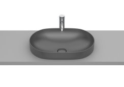 Roca Inspira 550mm Round Inset Basin - Onyx