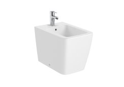 Roca Inspira Square Back-to-Wall Bidet - Matt White