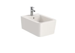 Roca Inspira Square Wall-Hung Bidet - Beige