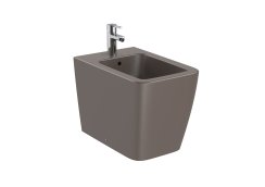 Roca Inspira Square Back-to-Wall Bidet - Coffee