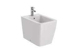 Roca Inspira Square Back-to-Wall Bidet - Pearl