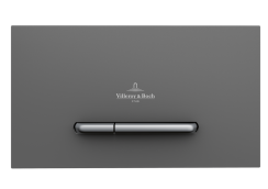 Villeroy & Boch ViConnect 300S Dual Flush Plate - Matt Anthracite