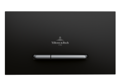 Villeroy & Boch ViConnect 300S Dual Flush Plate - Matt Black