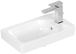 Villeroy & Boch Architectura 480mm Right Hand Basin with Overflow - White Alpin