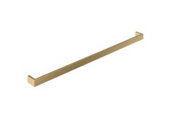 Abacus Pure Single Towel Bar - Brushed Brass