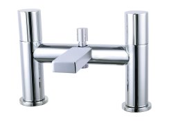 The White Space Evo Bath/Shower Mixer with Hose & Handset - Chrome