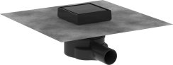 Hansgrohe Raindrain Point Complete Set Point Drain 100/100mm Tileable Rear Cover - Matt Black