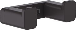 Hansgrohe Addstoris Towel Hook Double - Matt Black