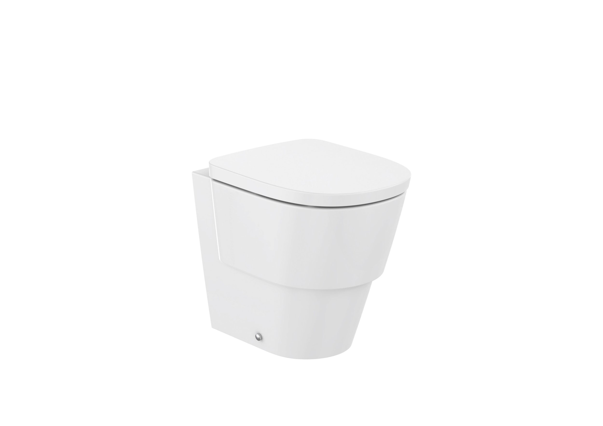 Roca Tura Back to Wall Rimless Toilet Supraglaze | Bathroom Supplies Online