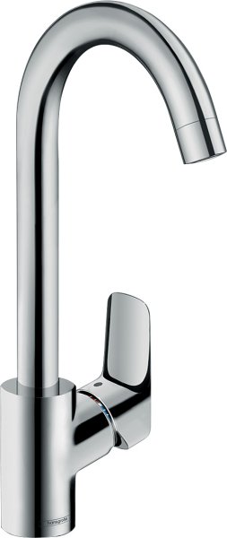 Hansgrohe Logis M31 Single Lever Kitchen Mixer 260 Ecosmart, Single Spray Mode - Chrome