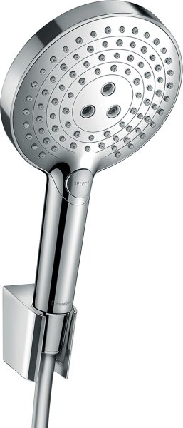 Hansgrohe Raindance Select S Shower Holder Set 120 3jet with Shower Hose 160cm - Chrome