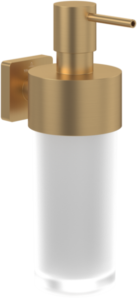 Villeroy & Boch Elements Striking Wall-Mounted Soap Dispenser - Brushed Gold