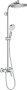 Hansgrohe Crometta S Showerpipe 240 1jet with Manual Shower Mixer - Chrome