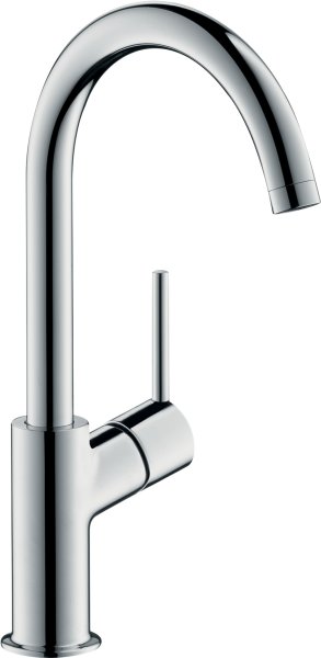 Hansgrohe Talis Single Lever Basin Mixer 210 with Swivel Spout & Push-Open Waste