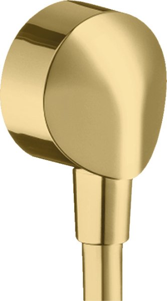 Hansgrohe Fixfit Wall Outlet E Without Non-Return Valve - Polished Gold-Optic