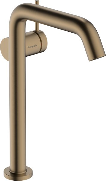 Hansgrohe Tecturis S Single Lever Basin Mixer 240 Fine Coolstart Ecosmart+ for Wash Bowls without Waste Set - Brushed Bronze