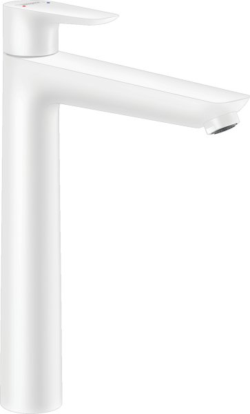 Hansgrohe Talis E Single Lever Basin Mixer 240 without Waste - Matt White