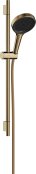 Hansgrohe Rainfinity Shower Set 130 3jet Ecosmart with Shower Bar S Puro 65cm & Accessories - Polished Gold-Optic