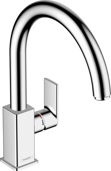 Hansgrohe Vernis Shape M35 Single Lever Kitchen Mixer 210 with Swivel Spout - Chrome