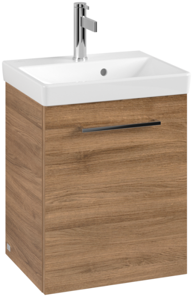 Villeroy & Boch Avento 400mm 1 Right Hand Door Vanity Unit - Oak Kansas