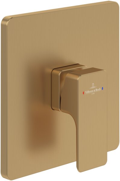 Villeroy & Boch Subway 3.0 1 Outlet Concealed Single-Lever Bath-ShowerMixer - Brushed Gold