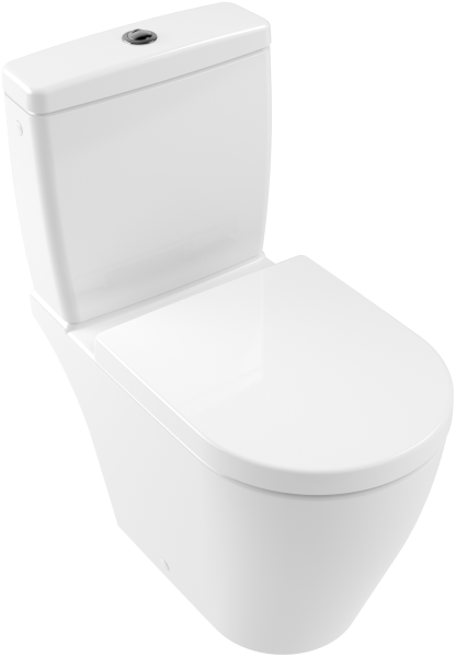 Villeroy & Boch Avento Close-Coupled Rimless Washdown Toilet Suite with Directflush - White Alpin