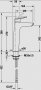Duravit No.1 Large Single Lever Basin Mixer Tap - Chrome