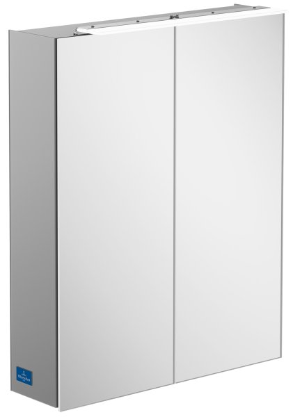 Villeroy & Boch My View One 600mm LED 2 Door Mirror Cabinet