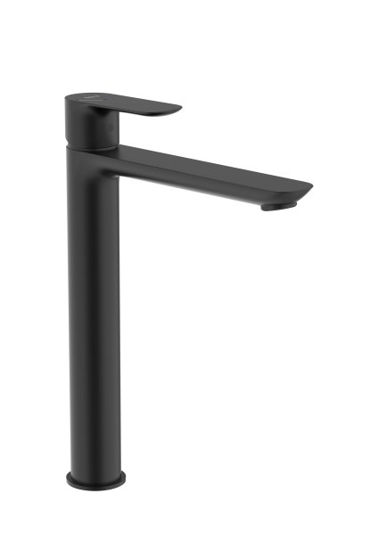 Roca Cala Single Lever XL Height Basin Mixer - Matt Black